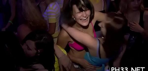  Cheeks in club screwed undress dancer